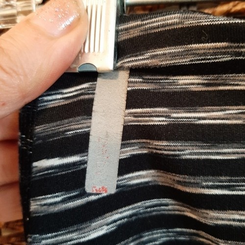 Zella Leggings Donna Piccolo Nero Grigio Elasticizzato Righe Tempo Libero Allenamento Yoga - Foto 5 di 7