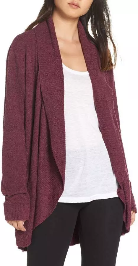Barefoot dreams cozychic hotsell lite circle cardi