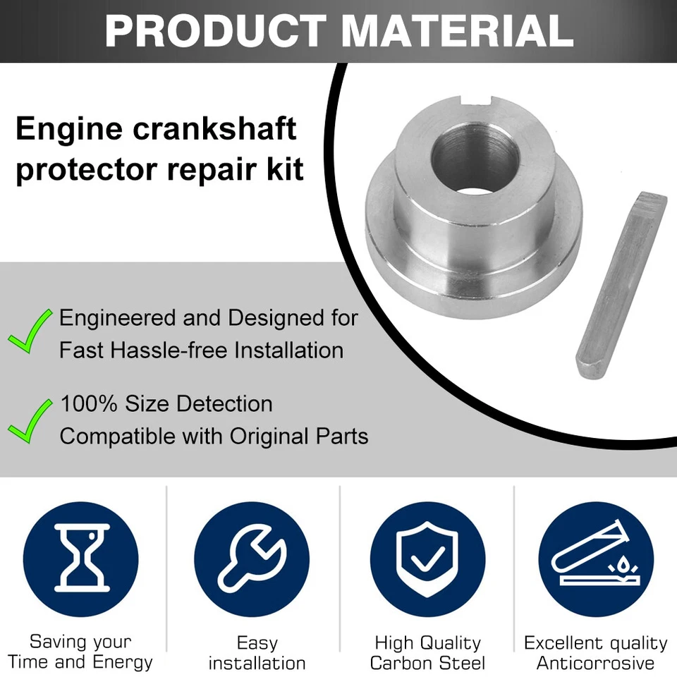 Crank Extension Crankshaft Saver Repair Kit x1 For Mazda Miata 1.6L 1.8L Engine - Image 3 of 4