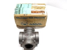 2" 300# AAR Anvil Black Malleable Cross 300 WSP 1500 WOG Made in USA NEW IN BOX