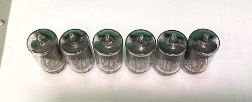 Lot of 6 vintage numitron tube IEE APOLLO DA-2000 for nixie clock, set#2 - Picture 7 of 11