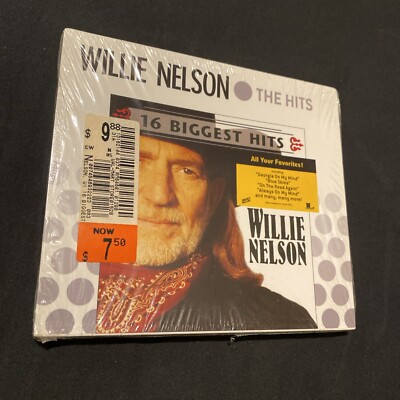 16 Biggest Hits by Willie Nelson. SEALED CD 