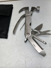 Multi-Purpose Folding Pliers Wire Cutter Knife Outdoor Survival Tool Belt Case