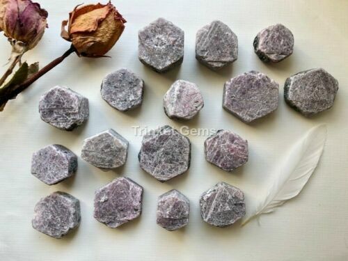500 Cts Natural Red Ruby crystals Raw Rough Loose Gemstone Lot - Foto 4 di 5