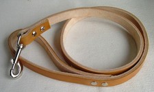  DL4 REAL LEATHER LEAD-LEASH 1" X4 FOOT ASSORTED COLOR