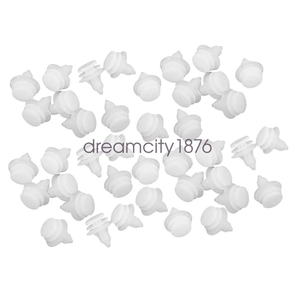 Clips de retención de panel de moldura de puerta 40 un. para Chrysler Dodge Jeep Plymouth 6505539AA Foto 2 de 4