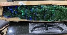 Brand New 5 Foot Pre Lit Artificial Fiber Optic Christmas Tree 180 LED Lights