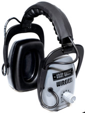 Detector Pro Gray Ghost Wireless Headphones - Garrett AT Pro