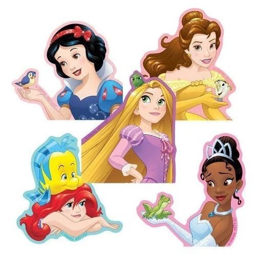 10 pegatinas en forma de princesa Disney recompensa para niños fiesta de cumpleaños bolsa de botín favor Foto 2 de 2