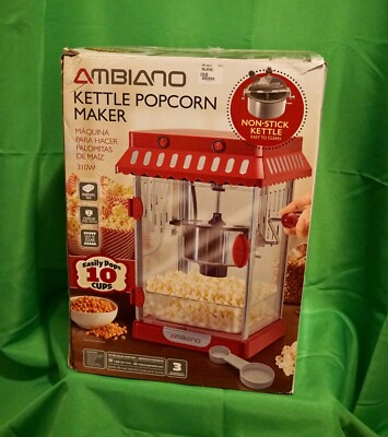 Ambiano Kettle Popcorn Maker 10 Cup 