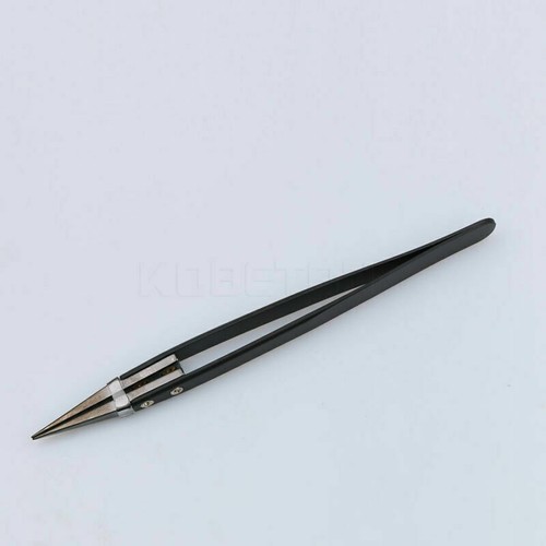 Anti-Static Ceramic Tweezers ESD Heat Resistant Insulated Pointed Tip Pliers - Photo 9 sur 9