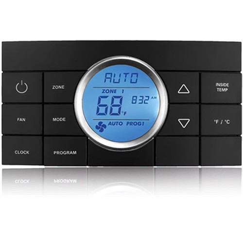 RV Thermostat Multi-Zone Comfort Control Center Thermostat 10-Button Black 12V - Picture 3 of 6