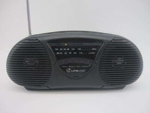 Vintage Mini Baby Boombox 2000 Lifelong AM/FM Radio ~ Works ~ 4AA ...