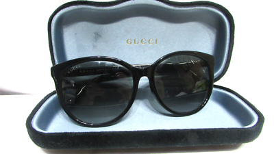 Gucci Icon GG0729SA 001 Sunglasses Women's Black Rhinestone
