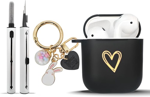 For AirPods 2nd Generation/1st Heavy Duty Case Cute Earphone Cover With Pen - Picture 2 of 6