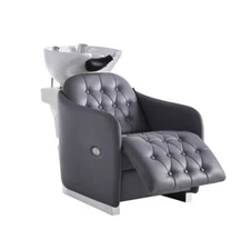 Salon Backwash Unit Beauty Shampoo Station with Electrical Leg-rest YUME 
