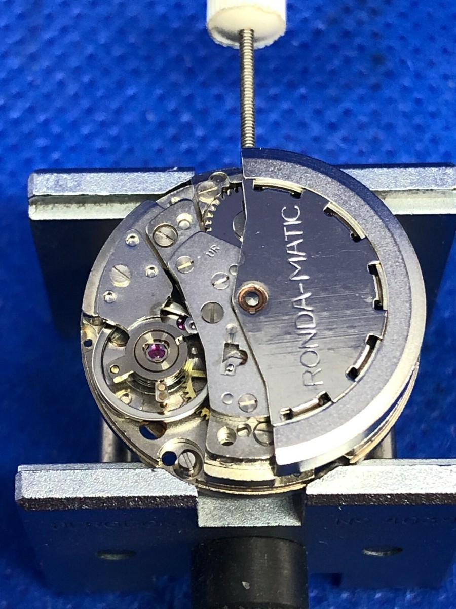 Mouvement De Montre Vintage RONDA-MATIC 1238 R. MULLER Automatique 21 Rubis - Pour Pièces/restauration