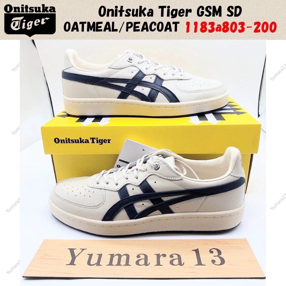 Onitsuka Tiger GSM SD OATMEAL/PEACOAT 1183a803-200 Unisex Size
