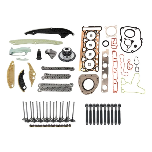 Timing Chain Head Gasket Set Intake Exhaust Valves Kit for Audi A4 VW Jetta 2.0L - Picture 6 of 8
