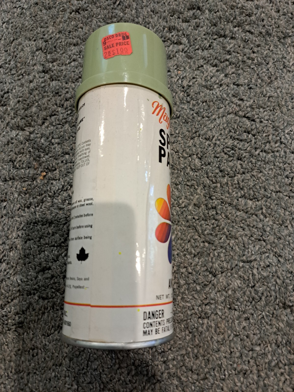 Vintage Magic Touch Avocado MT33 Spray Paint Can eBay