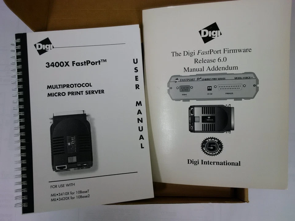 Servidor de microimpresión multiprotocolo Digi 3400X FastPort MIL-3410X  Foto 3 de 4
