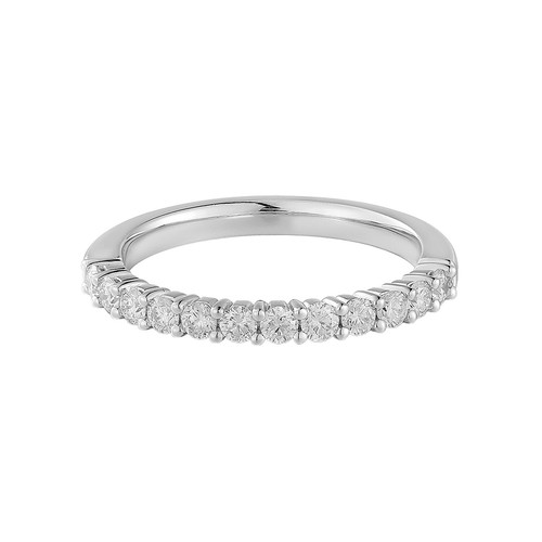 14K White Gold Lab Grown Diamond Wedding Band MZ7336