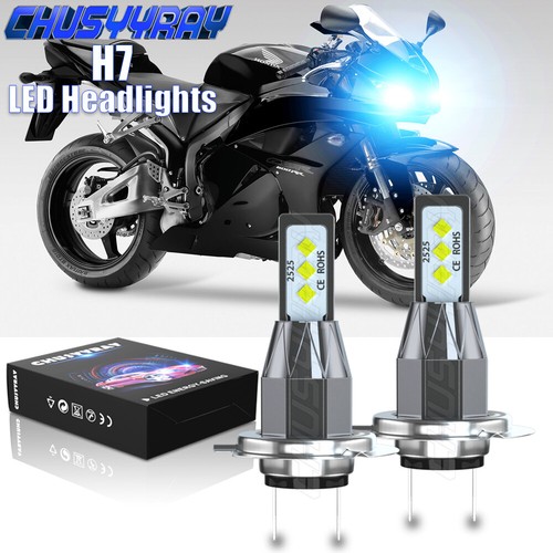 High Power HID LED Headlight H7 Bulb for Honda CBR600RR 20032016 Bulbs