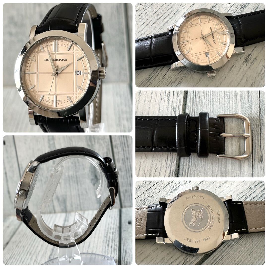 Burberry Bu1352 Analog Quartz Men Battery Replaced Men'S