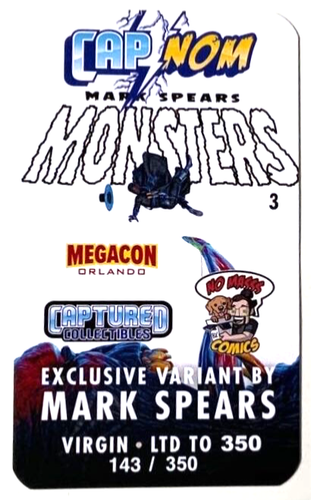 Mark Spears Monsters #3 MEGACON Variant Venom Homage CGC 9.8 W/COA. - Picture 3 of 3