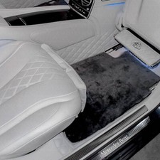 Bespoke Edition 2021-2025 Mercedes Benz Maybach Dark Gray Sheepskin Floor Mats