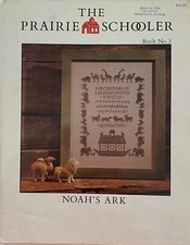 Vintage The Prairie Schooler Cross Stitch Pattern Booklet Noah's Ark Book No 3
