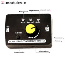 Steering Gear Servo Motor Tester 3CH Gear Indicator Light Adjustment Tester New