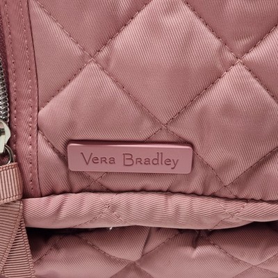 Vera Bradley Quilted Sling Bag Backpack Dusty Rose Pink  display picture 3