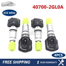 4X Tire Pressure Sensor TPMS 40700-2GL0A For Venucia T70 T60 EV T60 D60 EV D60