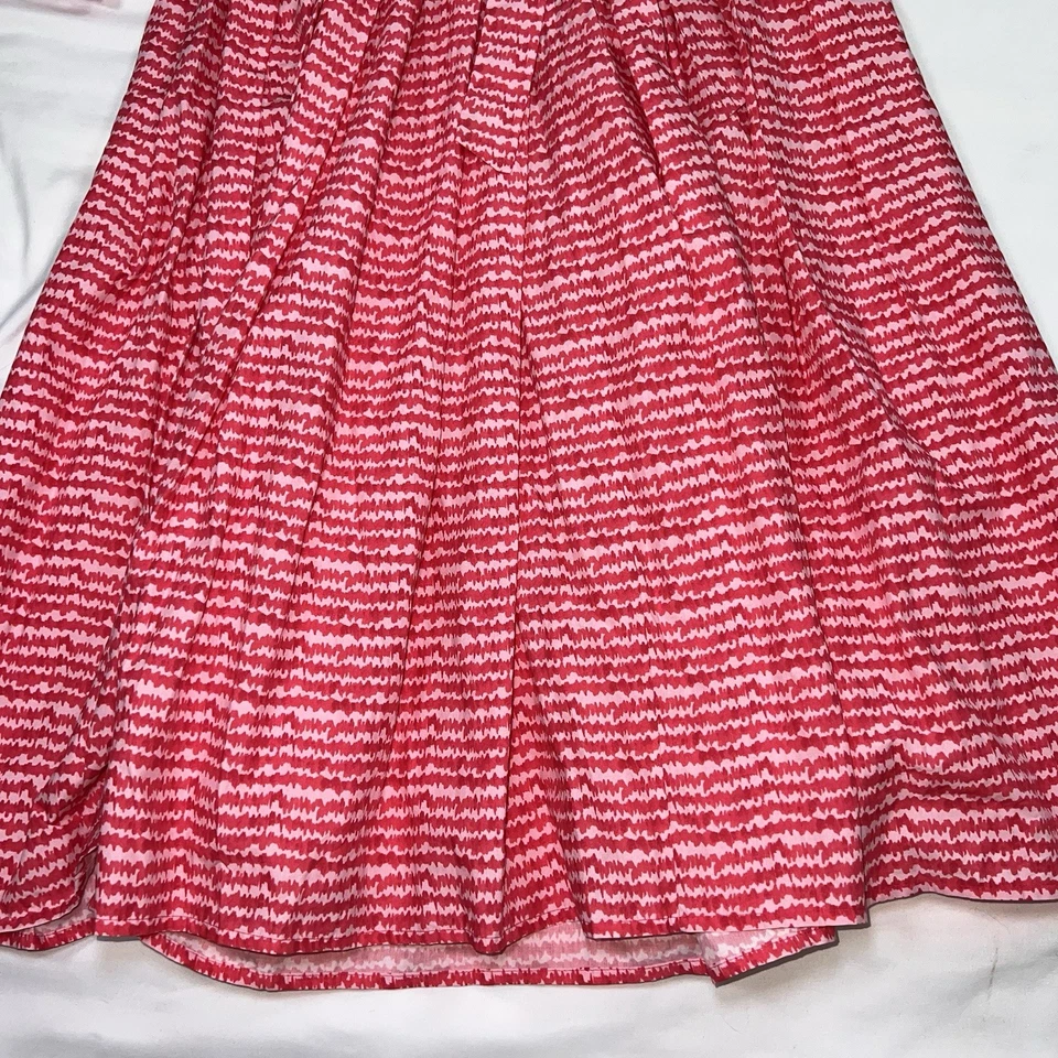 Vestido Tucker Allyson Midi Talla S Rosa Preppy En Popelina Orgánica Sonido Frambuesa Foto 4 de 4
