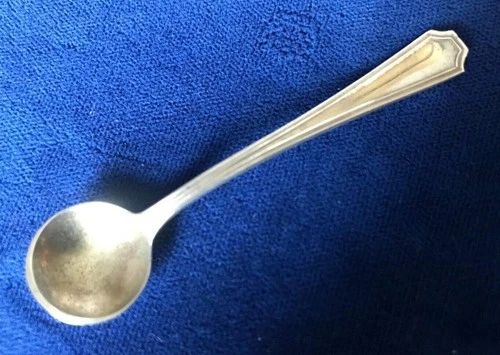 Gorham Fairfax Sterling Silver Salt Spoon 2 5/8" No Monogram New Marks Free S&H