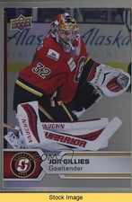 2017-18 Upper Deck AHL SPs Rainbow Foil Jon Gillies #109 READ 0a3