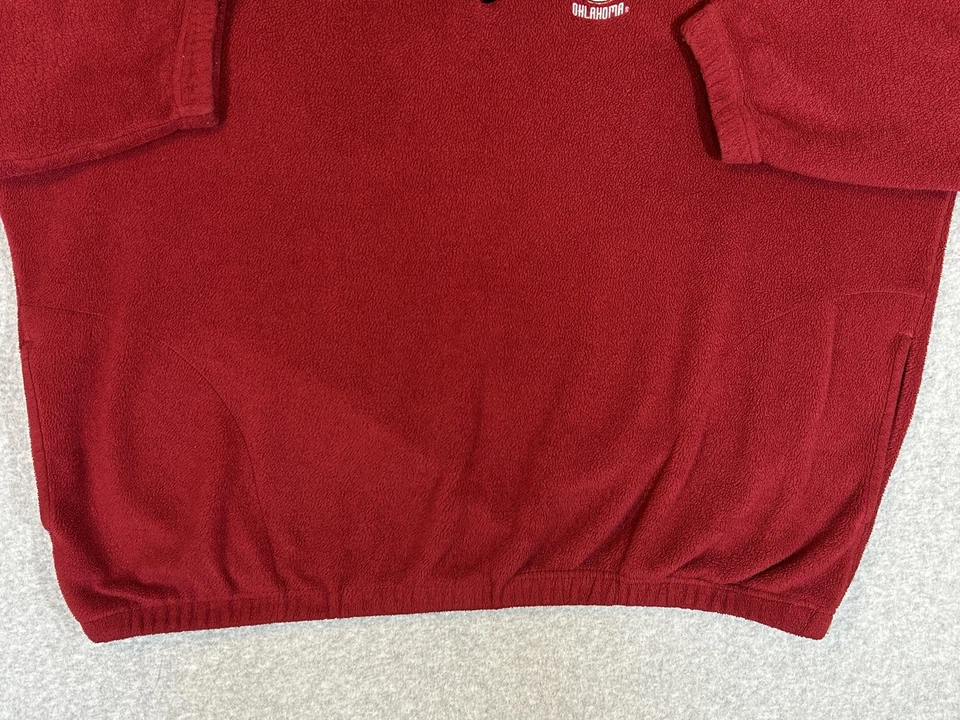 Oklahoma Sooners Chaqueta Para Hombres 2XL Pullover Sudadera De Colección 2005 Orange Bowl Foto 3 de 4