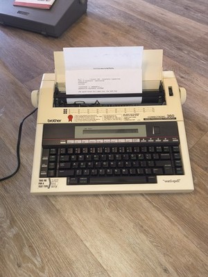 Brother Correctronic 360 Word Processing Typewriter   Tested, Clean, Working 