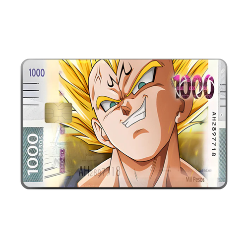 Adesivo carta di credito vinile personalizzato Dragon Ball Z di CC Wraps - Foto 1 di 2