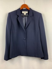 Jones New York Womens Blazer Jacket Size 8 Blue