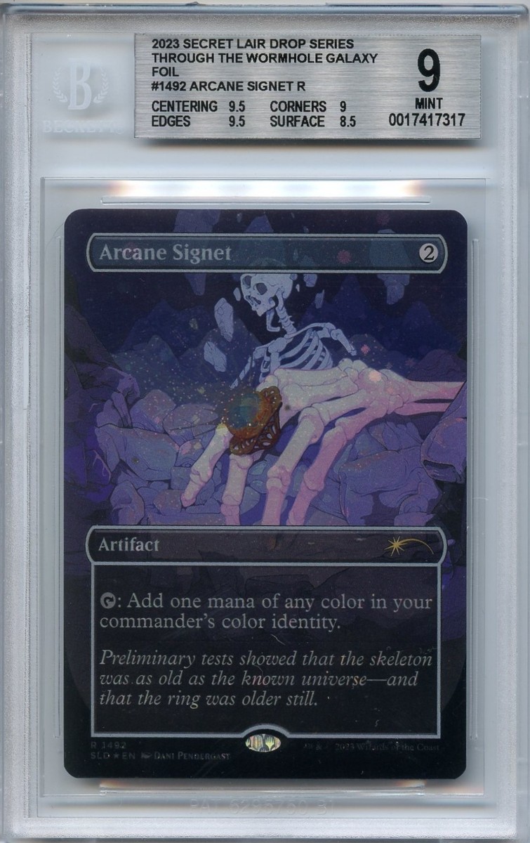 MTG SLD MINT Through the Wormhole Arcane Signet * Galaxy Foil