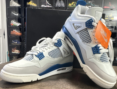 DS Air Jordan 4 Retro Military Blue 2024 (M 10)
