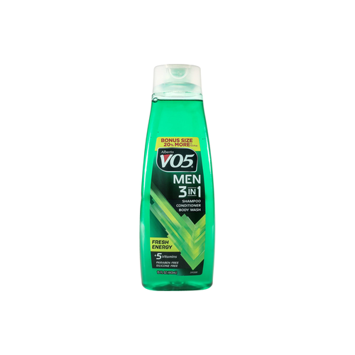 2-Pack VO5 Men 3-in-1 Fresh Energy Shampoo Conditioner Body Wash 15 FL OZ Each - Picture 3 of 3