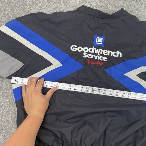 Chase NASCAR Dale Earnhardt Goodwrench Racing Windbreaker Jacket Mens XL Vintage - Picture 8 of 12