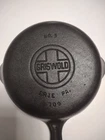 Griswold number 3 709 large block smooth bottom skillet