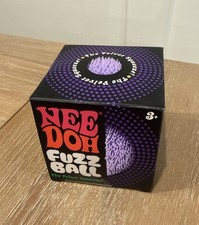 Nee Doh Needoh Fuzz Ball Velvet Squeeze Stress Fidget Sensory TikTok Purple