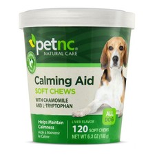 Calming Aid Soft Chews for Dogs 120 Count , For Dogs of All Sizes, Helps Pro...