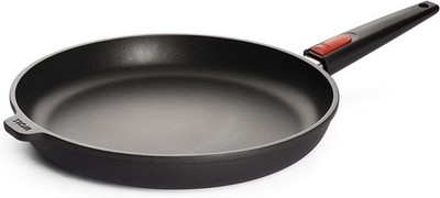 WollTitanium Flachpfanne, Ø32cm, für alle Herdarten, Aluminiumguss, Antihaft