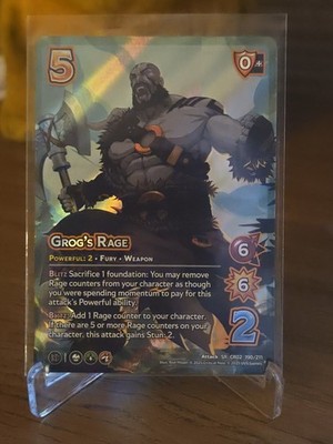 UniVersus CR: Heroes Of Exandria! Grog's Rage 190/211 - CR02-  Secret Rare
